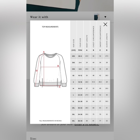 Universal Standard Riley Raglan Zip Pullover NWT - Picture 3 of 3